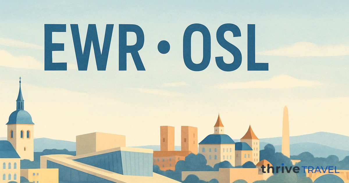 Newark to Oslo