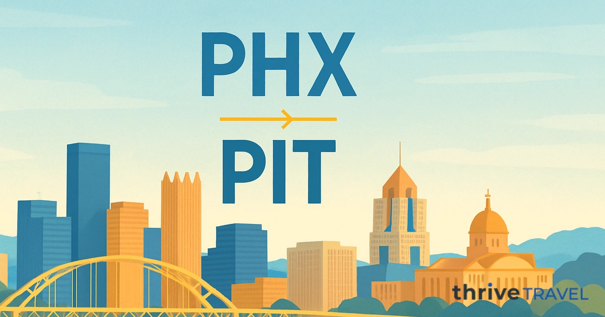 Phoenix to Pittsburgh