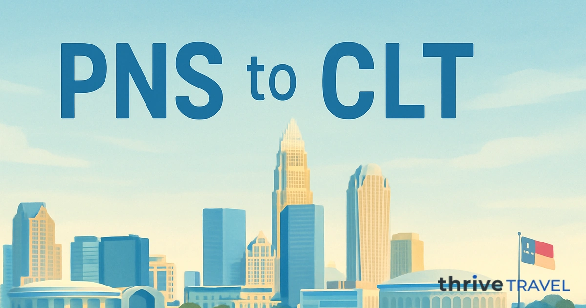 Pensacola to Charlotte