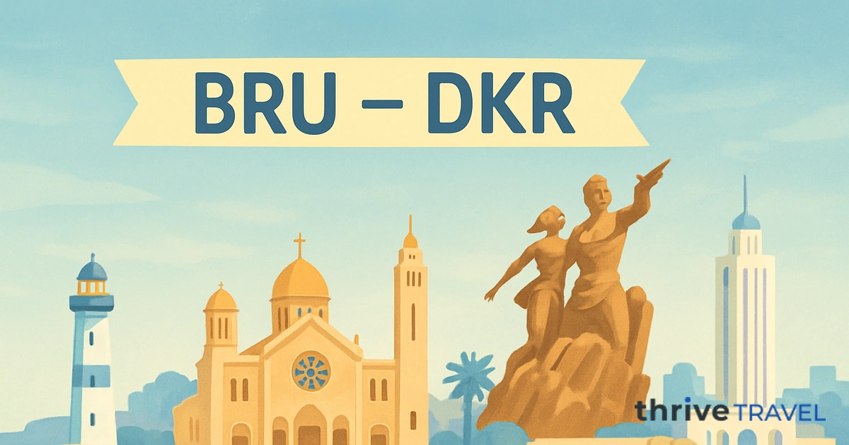 Brussels to Dakar