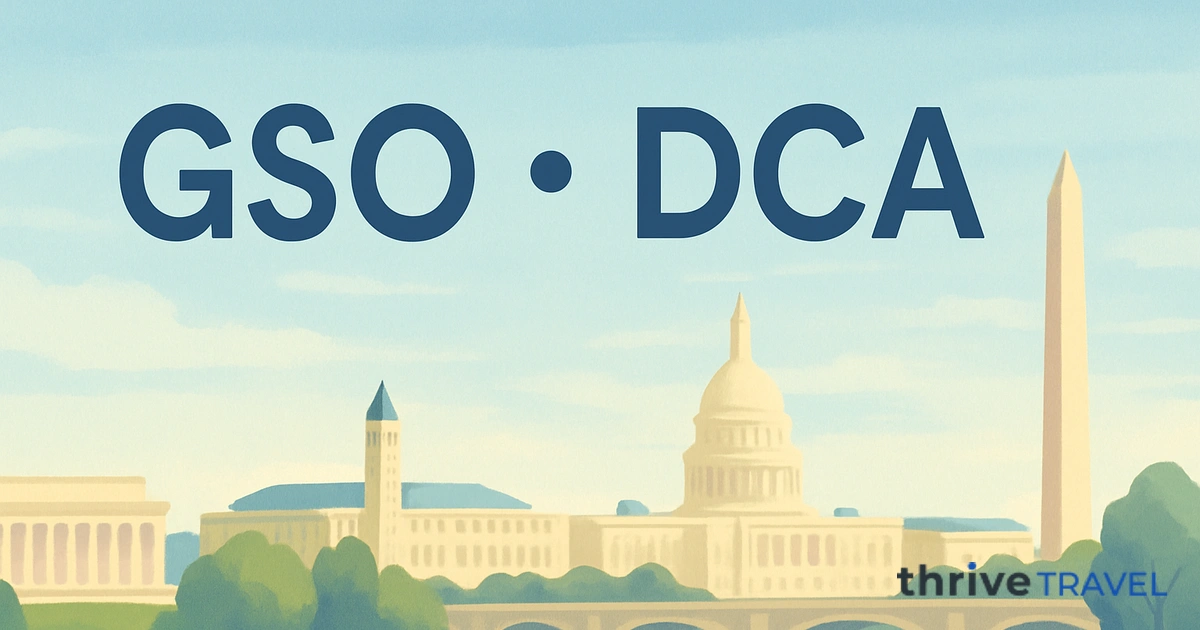 Greensboro to Washington, D.C.
