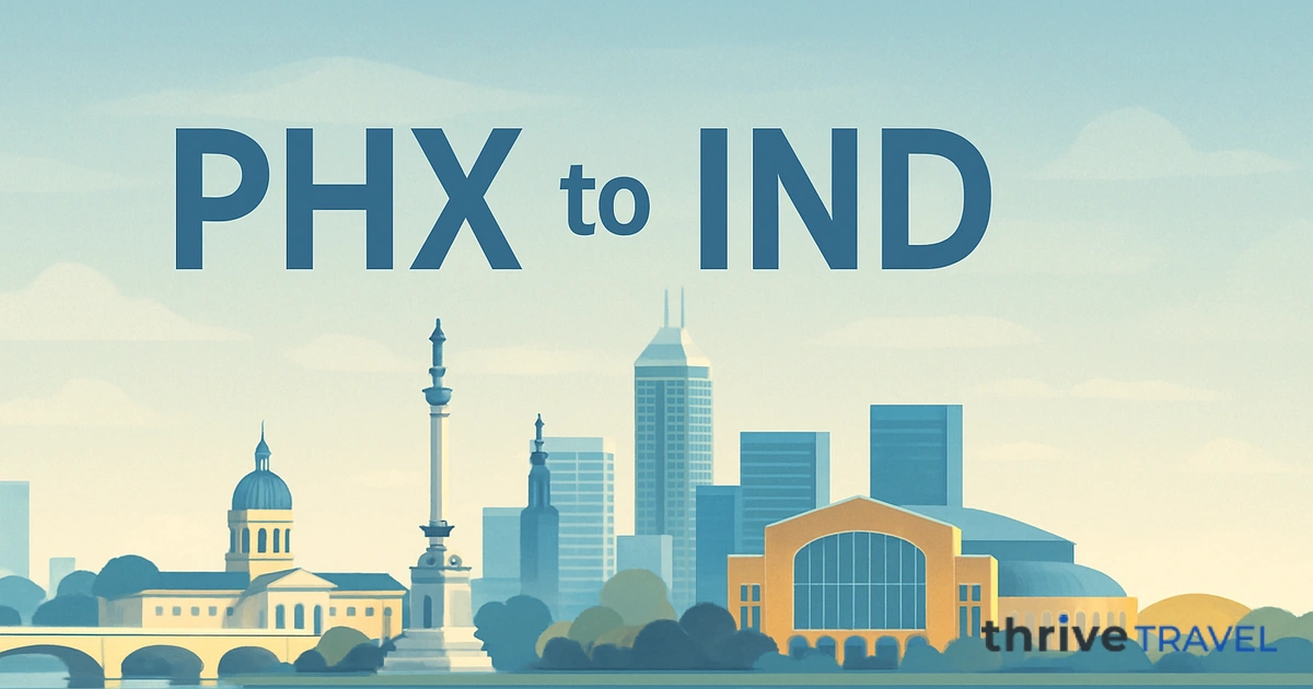 Phoenix to Indianapolis