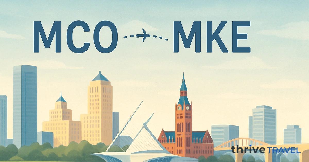 Orlando to Milwaukee