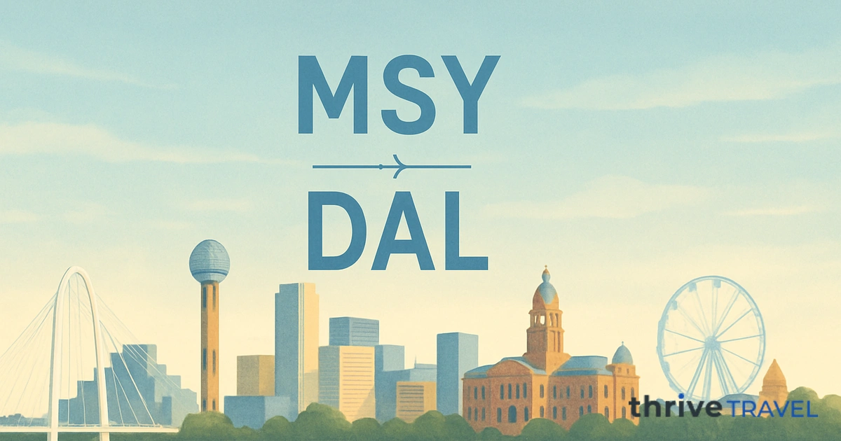 New Orleans to Dallas