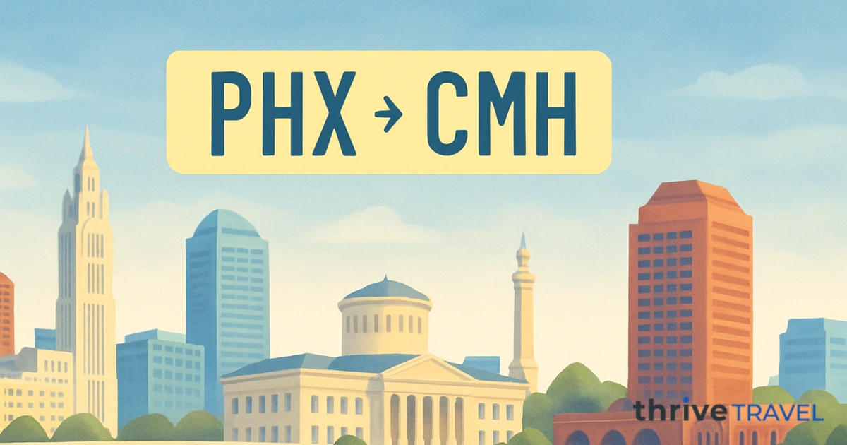 Phoenix to Columbus