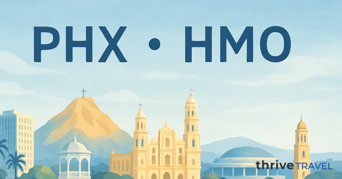 Phoenix to Hermosillo