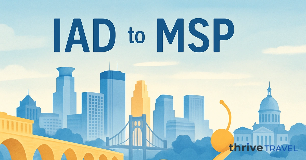 Washington to Minneapolis