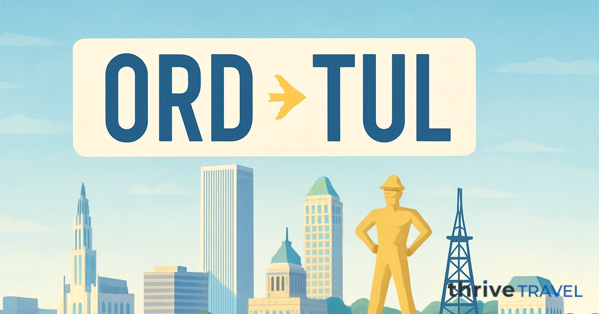 Chicago to Tulsa