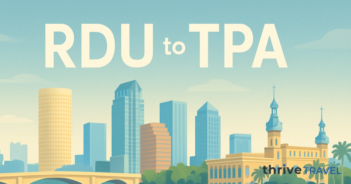Raleigh-Durham to Tampa
