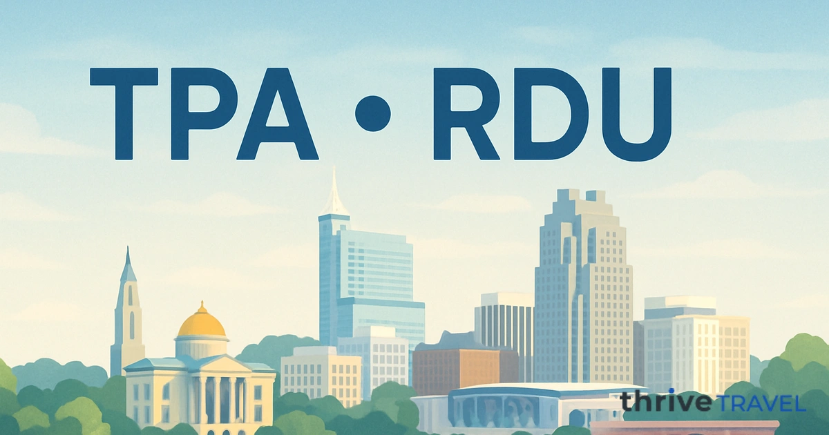 Tampa to Raleigh