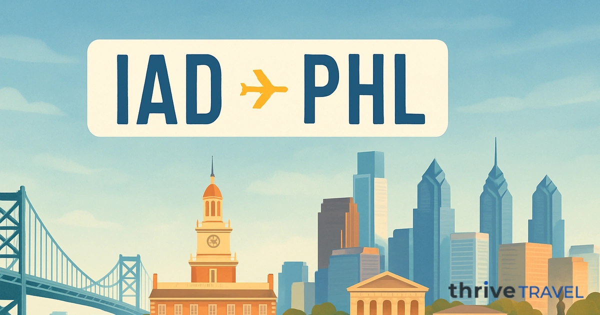 Washington to Philadelphia