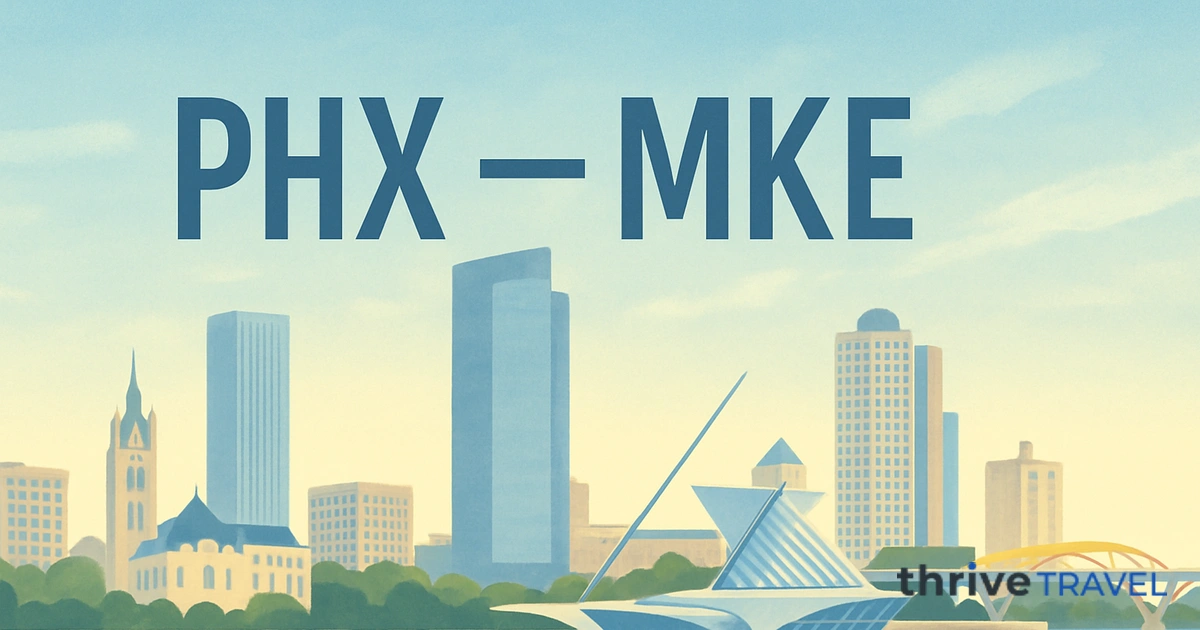 Phoenix to Milwaukee