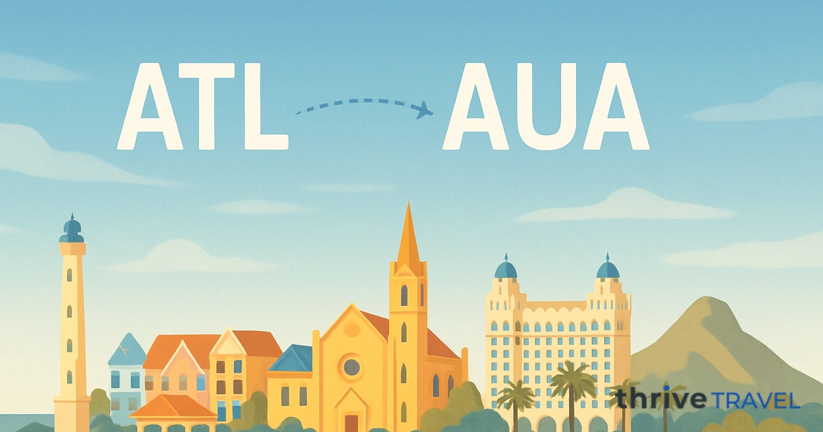 Atlanta to Aruba