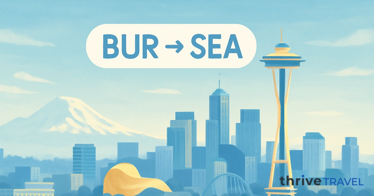 Burbank to Seattle