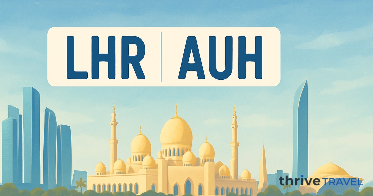 London to Abu Dhabi