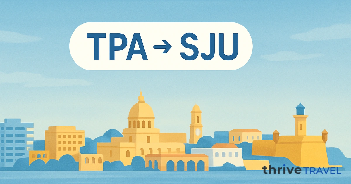 Tampa to San Juan