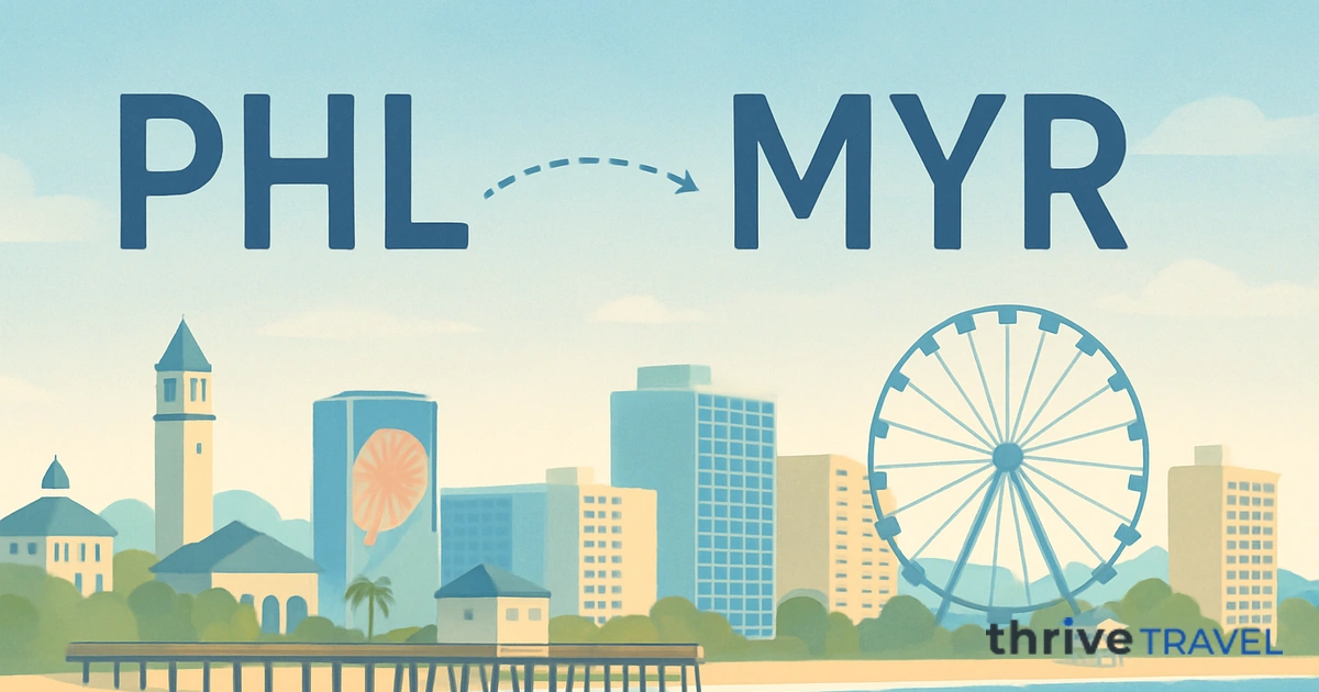 Philadelphia to Myrtle Beach