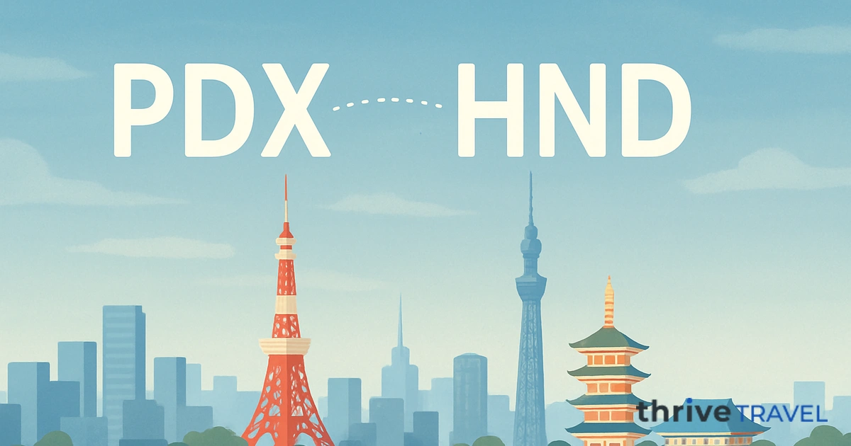 Portland to Tokyo