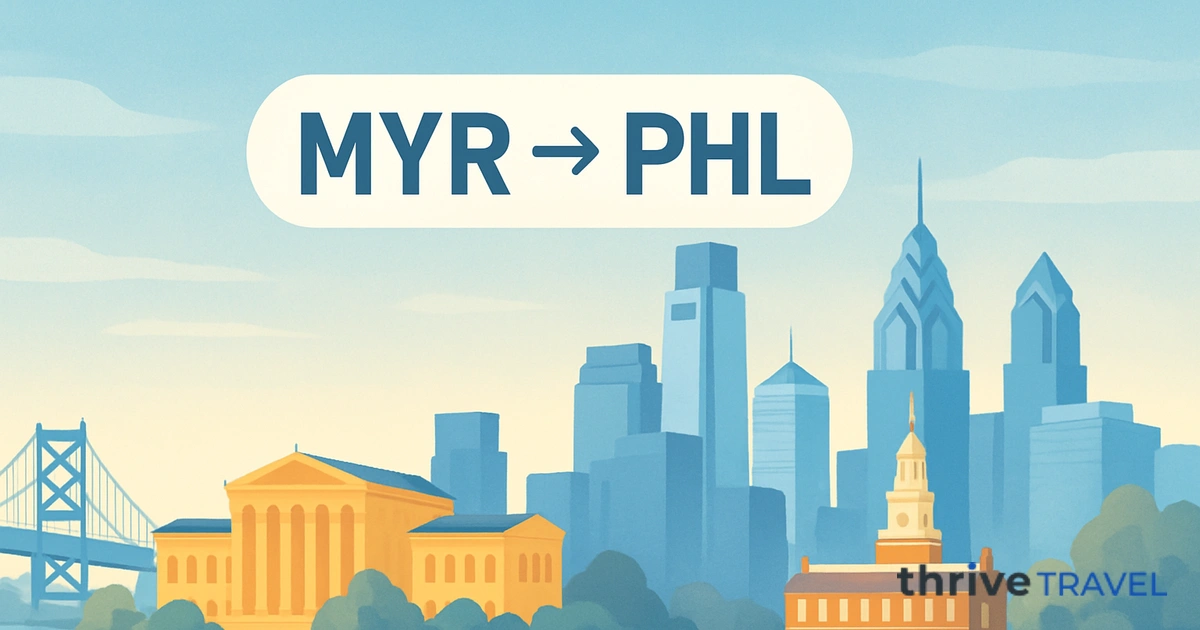 Myrtle Beach to Philadelphia
