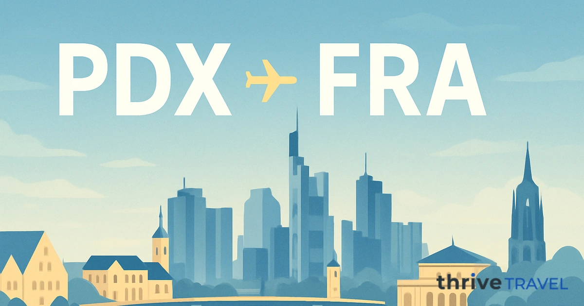 Portland to Frankfurt