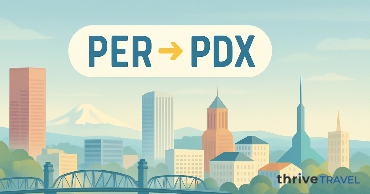 Perth to Portland