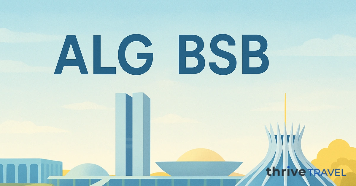 Algiers to Brasília