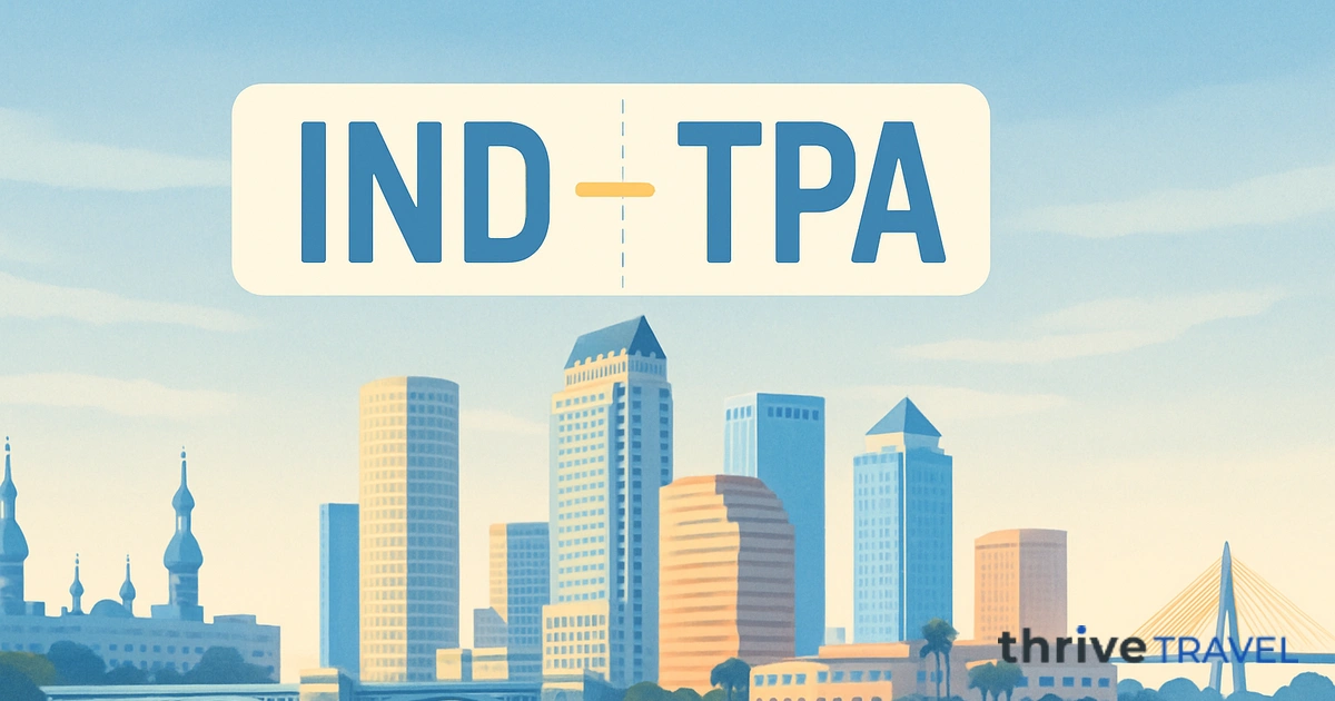 Indianapolis to Tampa
