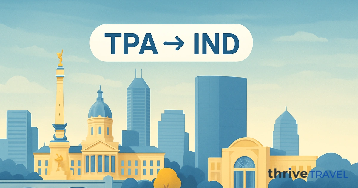 Tampa to Indianapolis