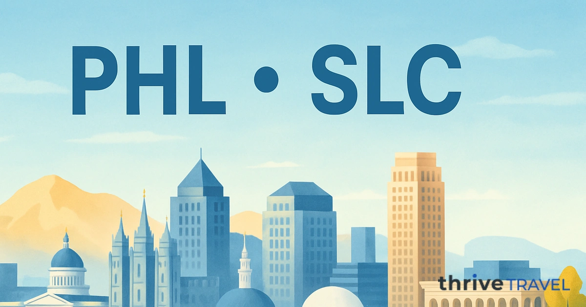 Philadelphia to Salt Lake City