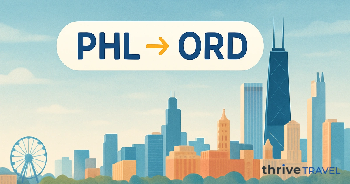 Philadelphia to Chicago