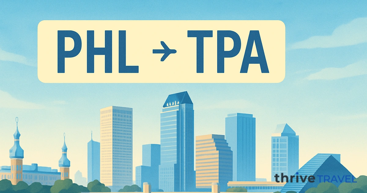 Philadelphia to Tampa