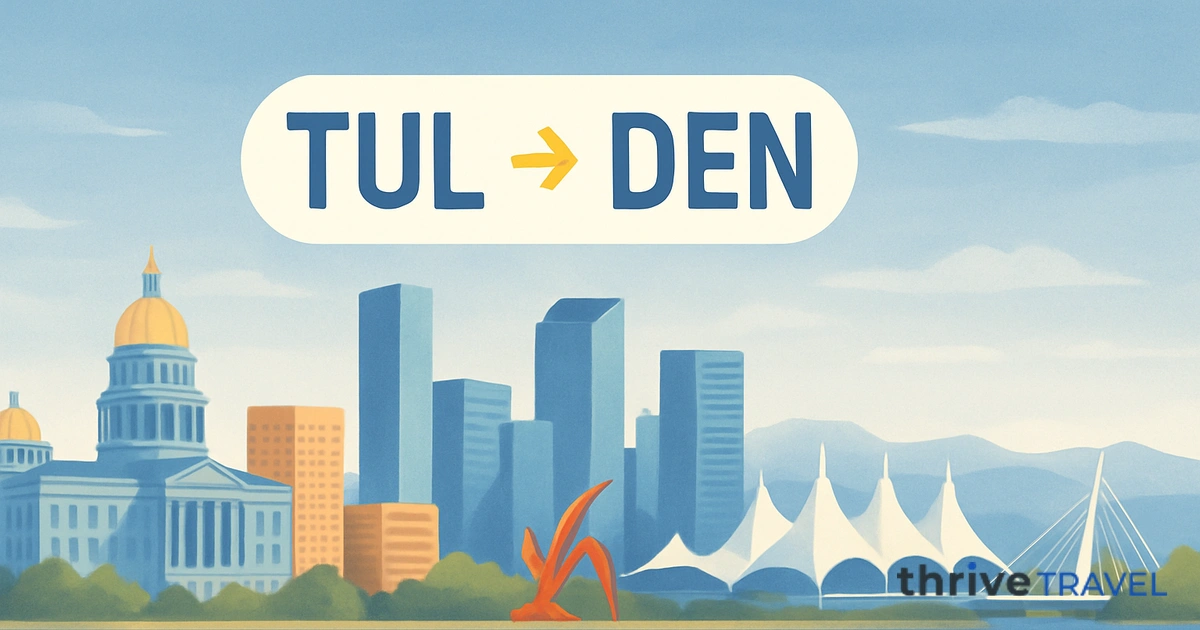 Tulsa to Denver