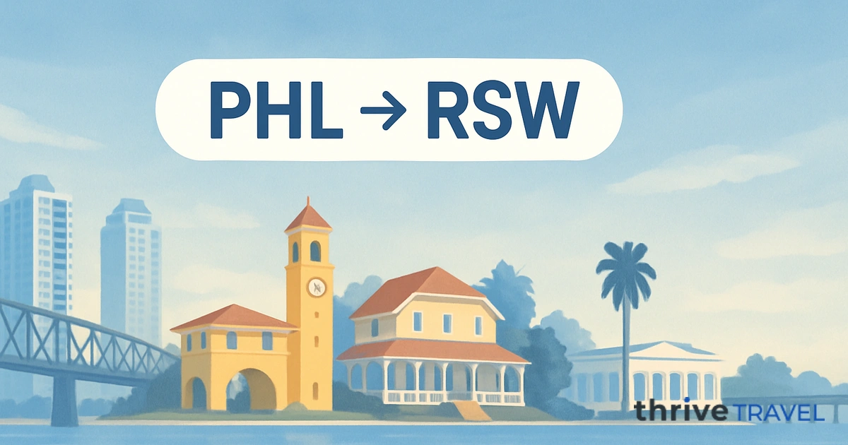 Philadelphia to Fort Myers