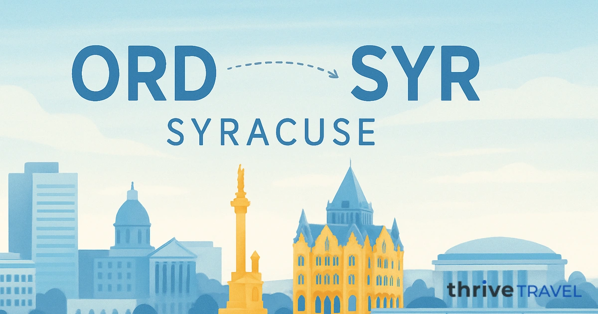Chicago to Syracuse