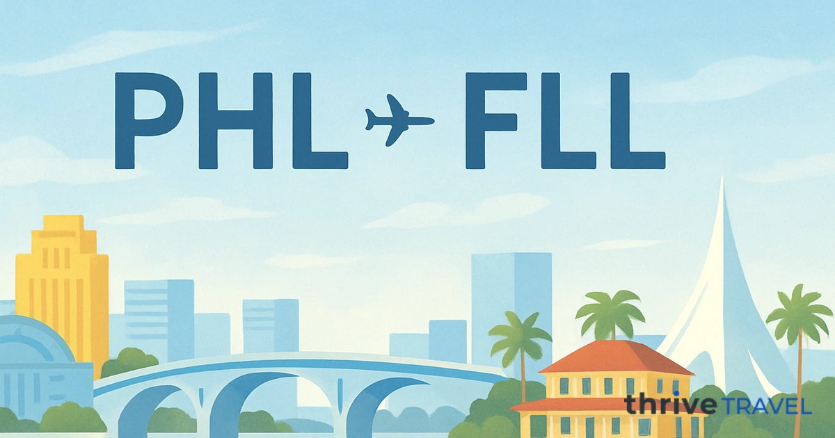 Philadelphia to Fort Lauderdale