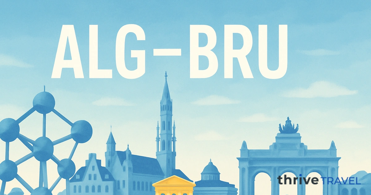 Algiers to Brussels