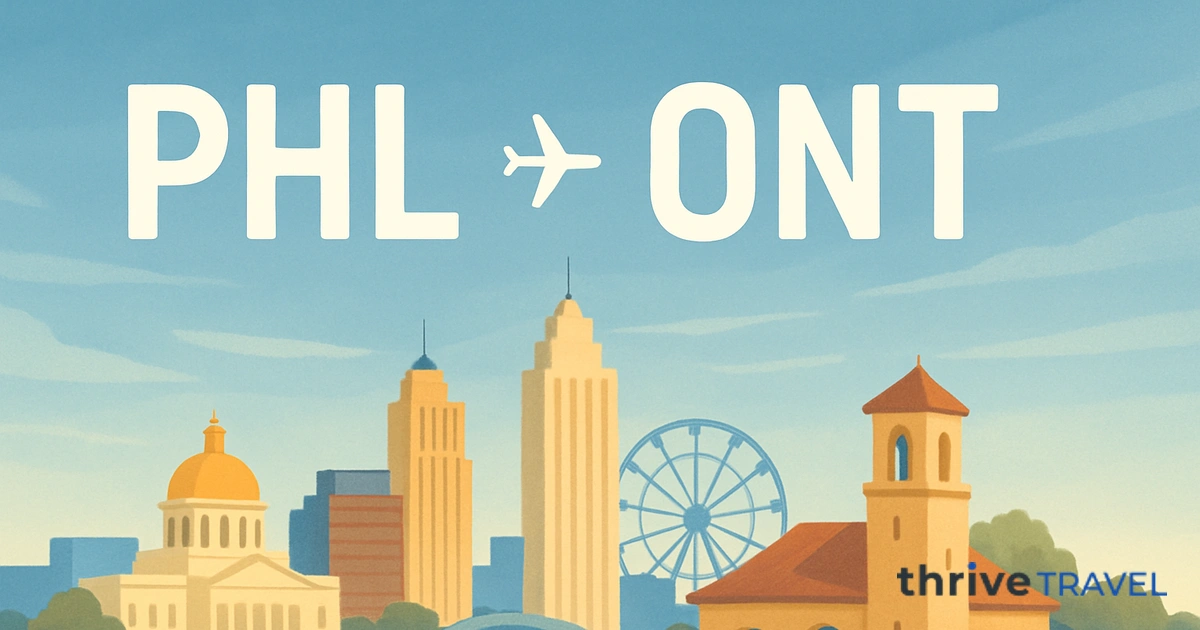 Philadelphia to Ontario