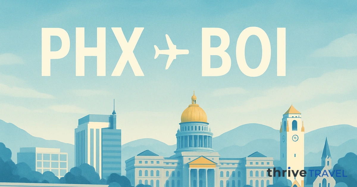 Phoenix to Boise
