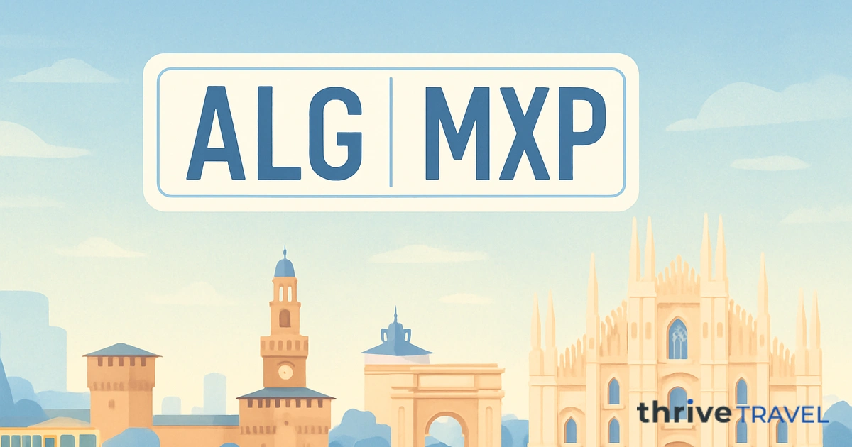 Algiers to Milan