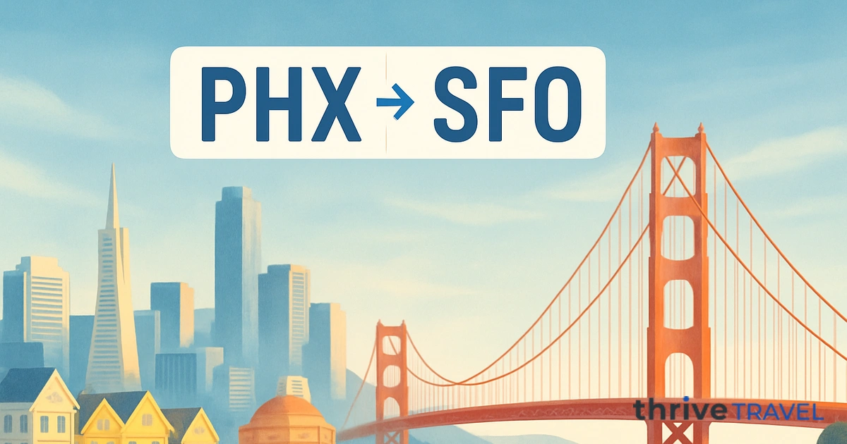 Phoenix to San Francisco