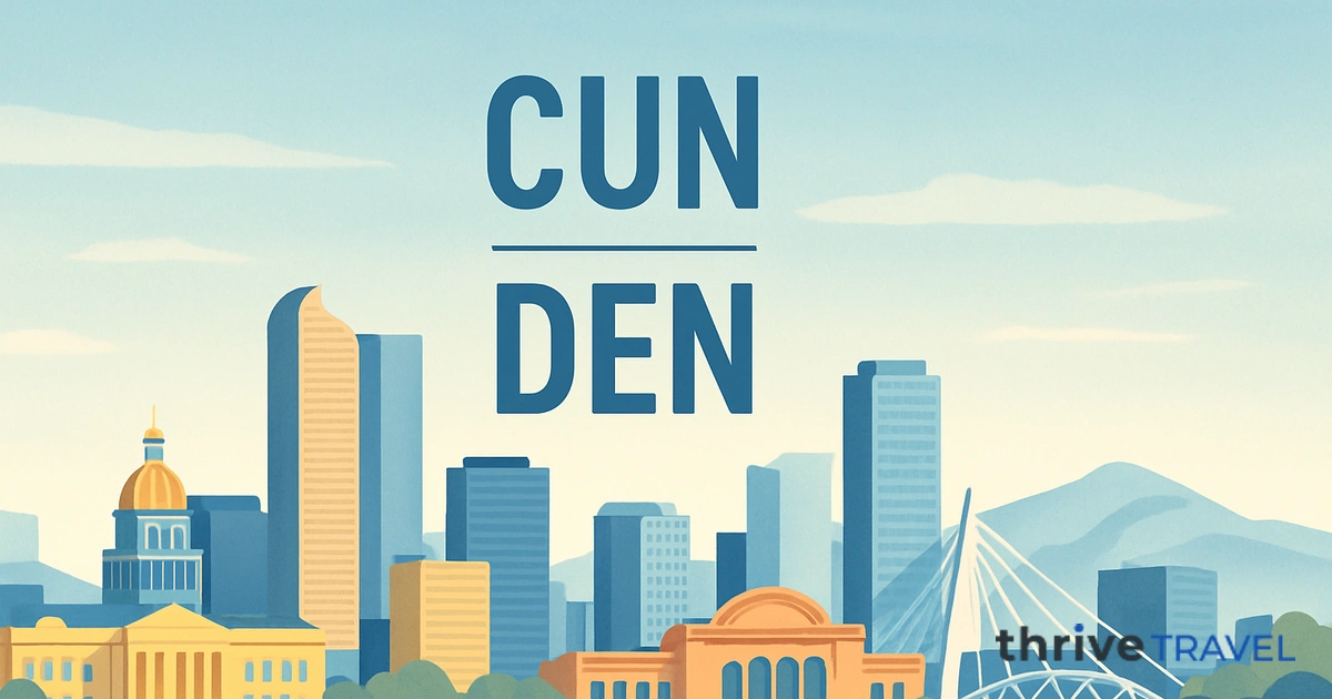 Cancún to Denver
