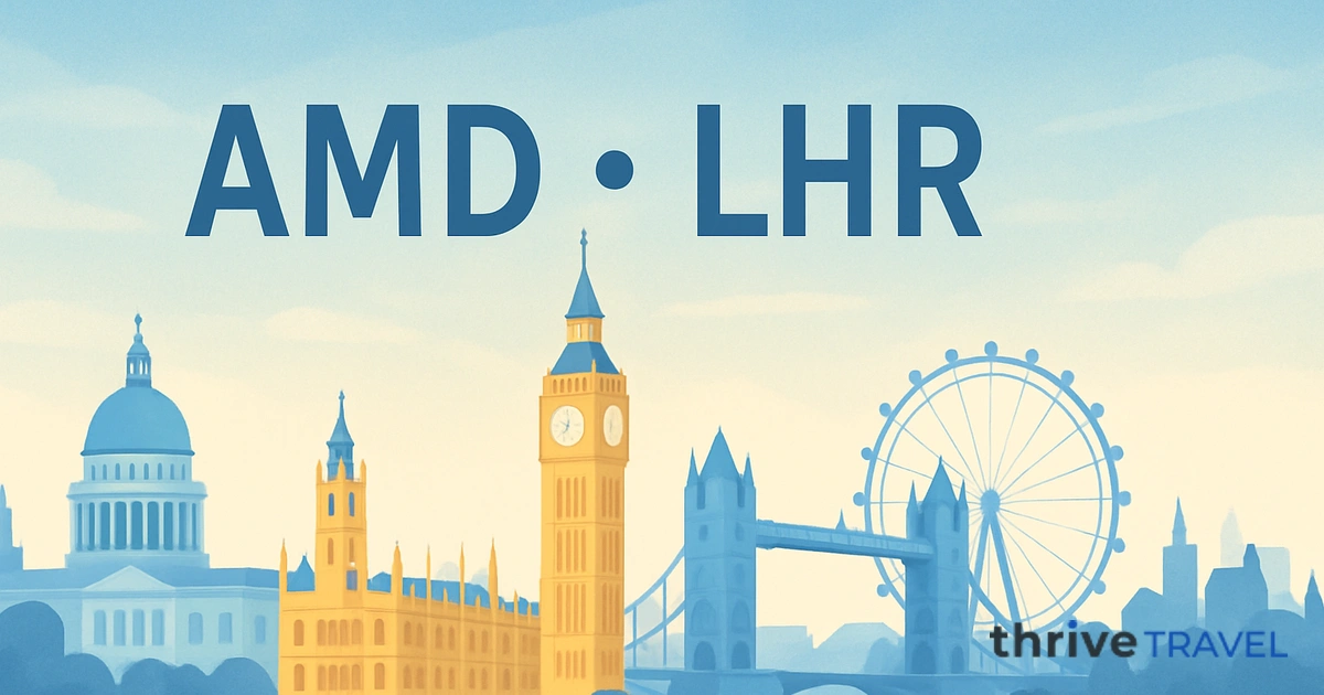 Ahmedabad to London