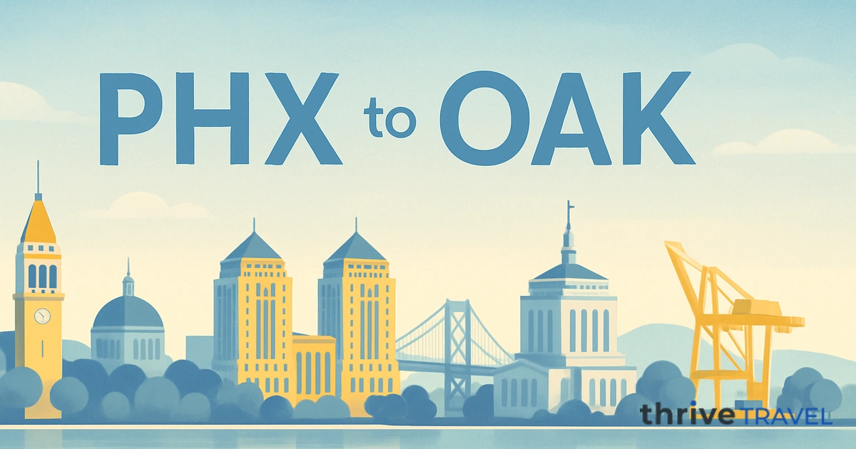 Phoenix to Oakland