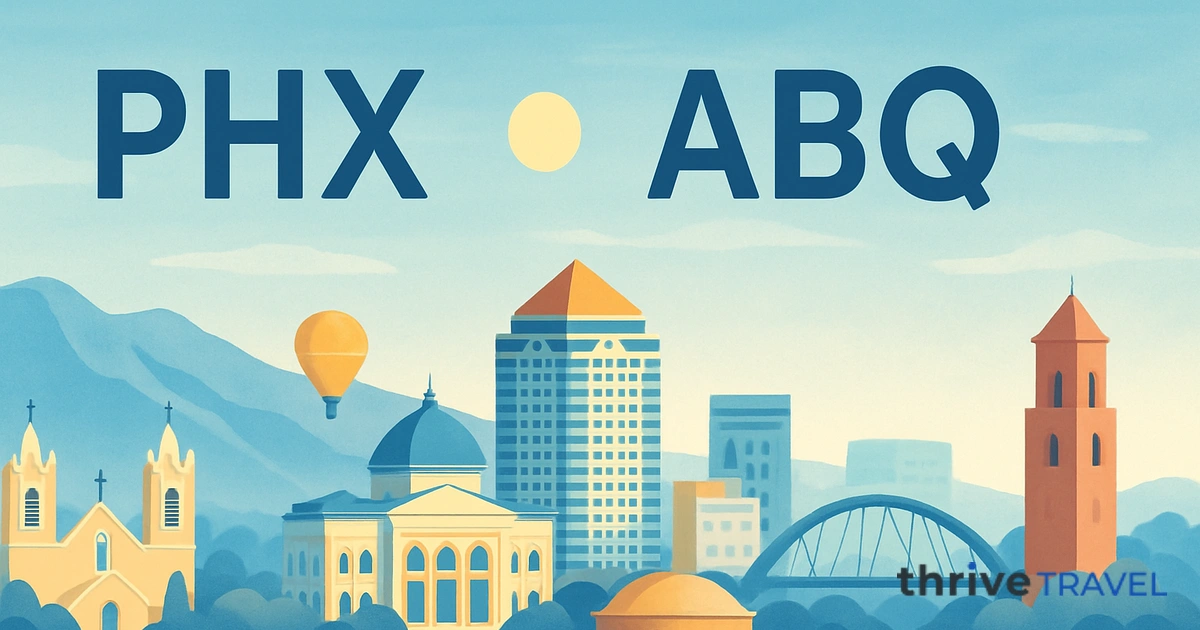 Phoenix to Albuquerque