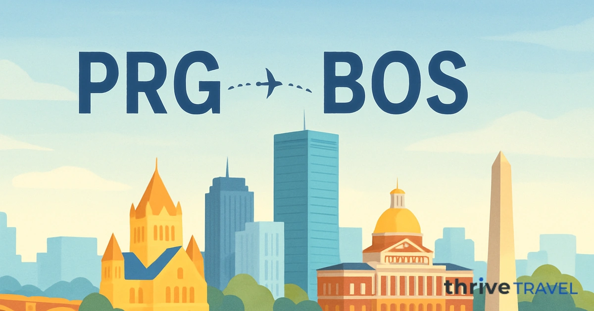 Prague to Boston