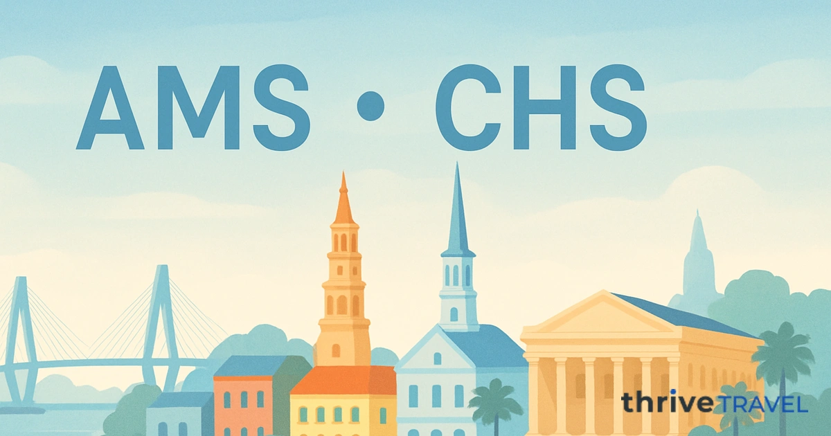 Amsterdam to Charleston