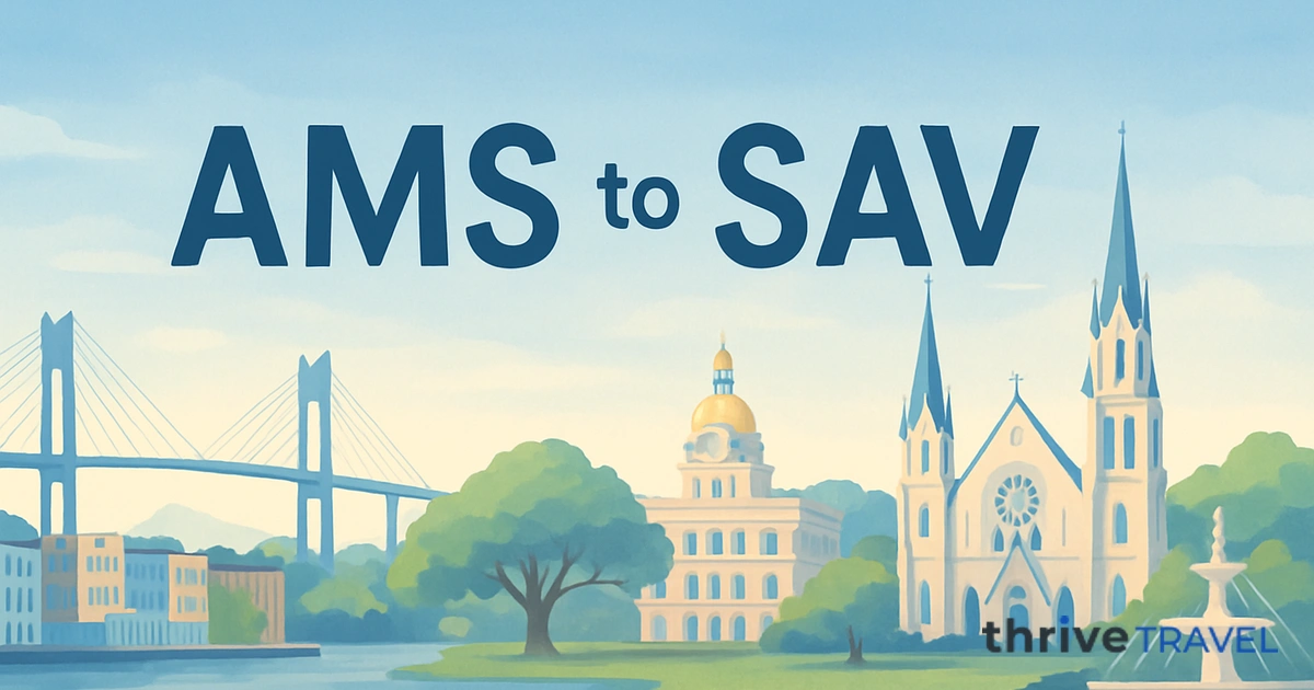 Amsterdam to Savannah