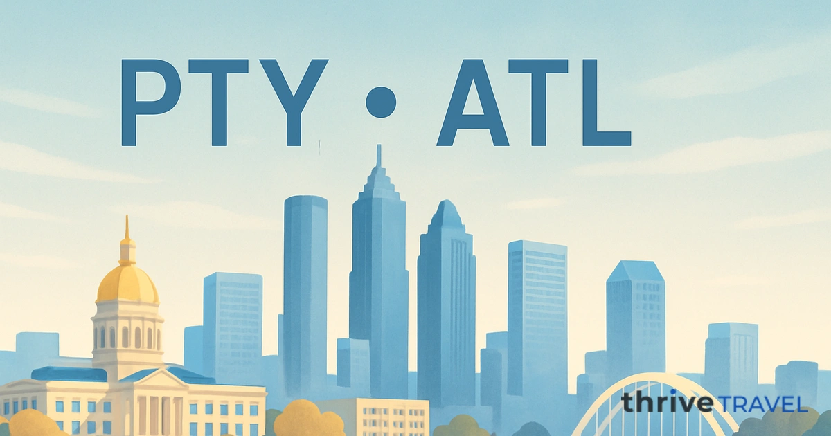 Panama City to Atlanta
