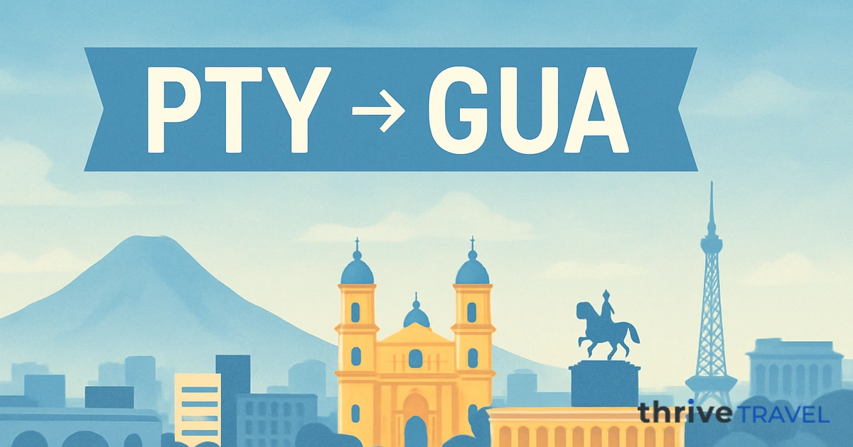 Panama City to Guatemala City