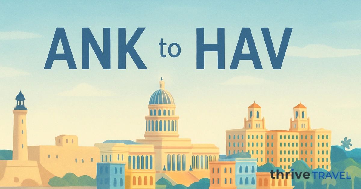 Ankara to Havana